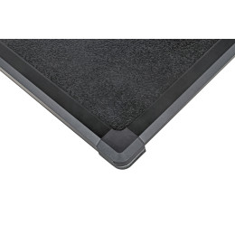 Крышка кузова РИФ для Changan Hunter Plus, трёхсекционная, алюминиевая, черная