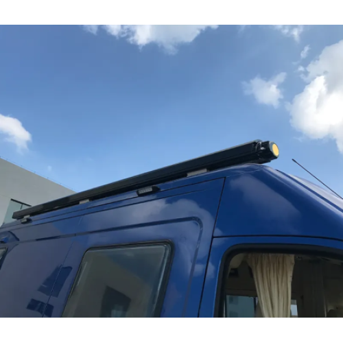 Маркиза автомобильная РИФ 2,5х2,0 м кассетная с электроприводом, корпус черный