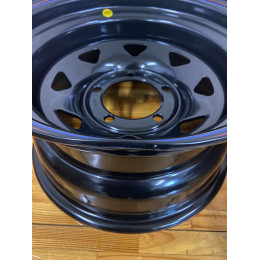 Диск усиленный УАЗ стальной черный 5x139,7 8xR15 d110 ET-19 (треугольник мелкий)