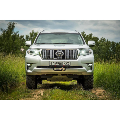 Площадка РИФ под лебёдку в штатный бампер Toyota Land Cruiser Prado 150 2017+