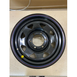 Диск усиленный Тойота Ниссан стальной черный 6x139,7 8xR16 d110 ET+30 (треуг. мелкий) (уценка)