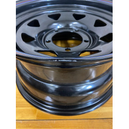 Диск усиленный УАЗ стальной черный 5x139,7 8xR16 d110 ET+15 (треуг. мелкий)(уценка)