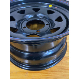 Диск усиленный УАЗ стальной черный 5x139,7 8xR16 d110 ET+15 (треуг. мелкий)(уценка)