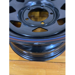 Диск усиленный УАЗ стальной черный 5x139,7 8xR16 d110 ET+15 (треуг. мелкий)(уценка)