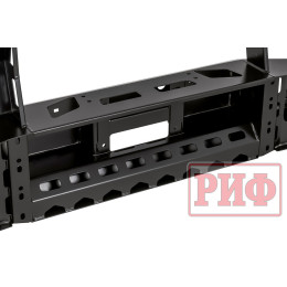 Бампер РИФ силовой передний Toyota Land Cruiser 76/78/79 2007+ c доп. фарами и защитной дугой, с площадкой под лебедку