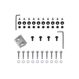 Крышка кузова РИФ для JAC T9, роллета раздвижная, алюминиевая, черная