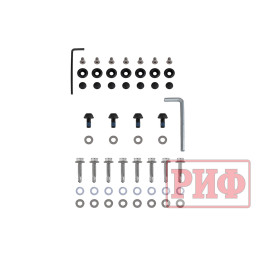 Крышка кузова РИФ для Toyota Hilux 2015+, роллета раздвижная с электроприводом 1572х1570 мм, алюминиевая, черная