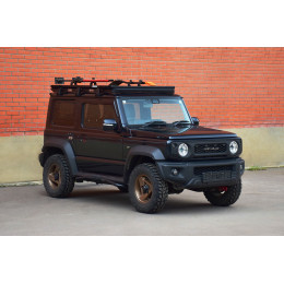 Багажник экспедиционный (платформа) алюминиевый РИФ 1250х1690 мм для Suzuki Jimny 2018+ (с крепежом)