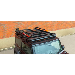 Багажник экспедиционный (платформа) алюминиевый РИФ 1250х1690 мм для Suzuki Jimny 2018+ (с крепежом)