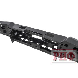 Бампер РИФ силовой передний Toyota Land Cruiser 200 2007-2015 c доп. фарами и защитой бачка омывателя