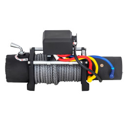 Лебёдка автомобильная электрическая 12V Runva 10000 lbs 4500 кг (синтетический трос)