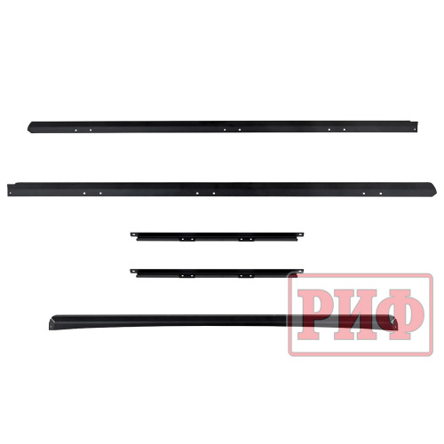 Багажник экспедиционный (платформа) алюминиевый РИФ 1600x2650 мм для ГАЗ Соболь NN Минивэн (с вставкой)