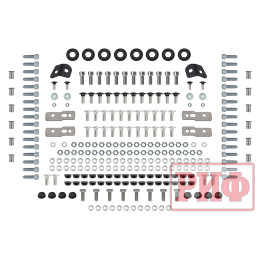 Багажник экспедиционный (платформа) алюминиевый РИФ 1600x2650 мм для ГАЗ Соболь NN Минивэн (с вставкой)