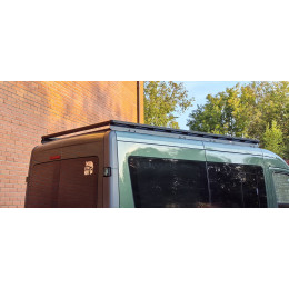 Багажник экспедиционный (платформа) алюминиевый РИФ 1600x2650 мм для ГАЗ Соболь NN Минивэн (с вставкой)