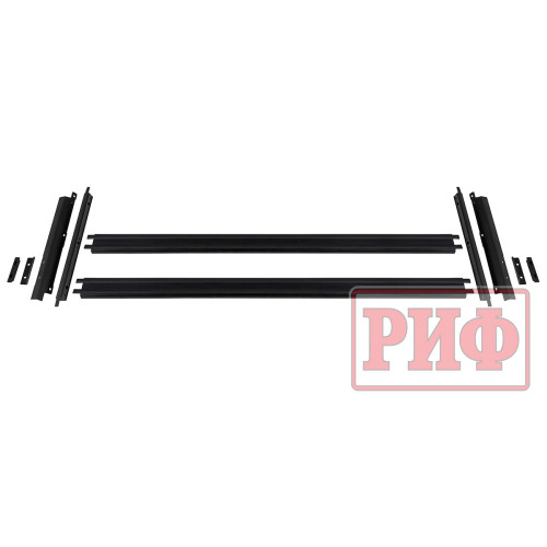 Багажник экспедиционный (платформа) алюминиевый РИФ 1600x2650 мм для ГАЗ Соболь NN Минивэн (с вставкой)