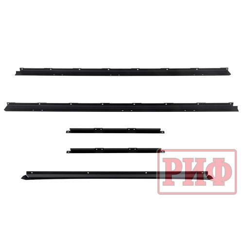 Багажник экспедиционный (платформа) алюминиевый РИФ 1600x2650 мм для ГАЗ Соболь NN Минивэн (с вставкой)