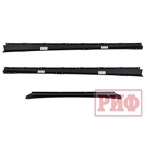 Багажник экспедиционный (платформа) алюминиевый РИФ 1250x2080 мм для Toyota Land Cruiser 100/105 (с крепежом)