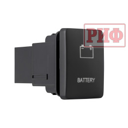 Кнопка ВКЛ/ВЫКЛ, голубой, BATTERY TOYOTA 32x22
