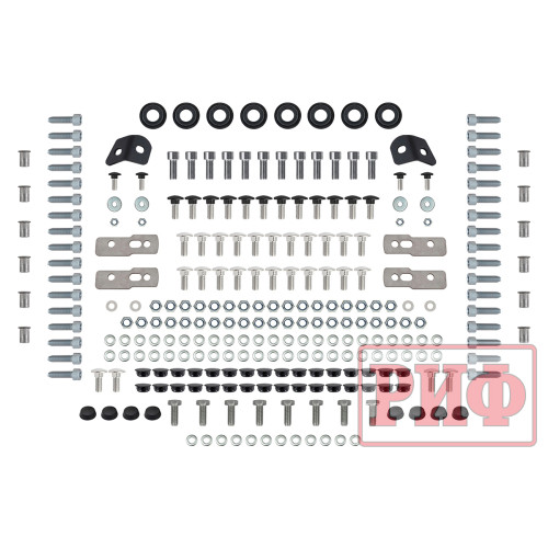 Багажник экспедиционный (платформа) алюминиевый РИФ 1600x2080 мм для ГАЗ Соболь NN Минивэн (с крепежом)