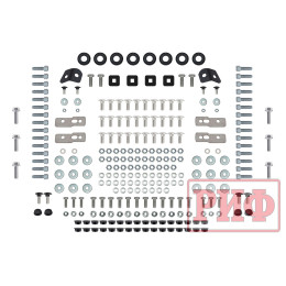 Багажник экспедиционный (платформа) алюминиевый РИФ 1450x2080 мм для BAW 212 (с крепежом)
