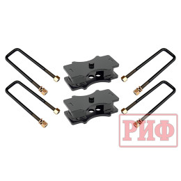 Комплект РИФ стремянок и проставок для лифта рессор на 40 мм Toyota Hilux 2004+, Nissan Navara D40, Mitsubishi L200 2015+, Toyota Tundra 2007+, Isuzu D-Max