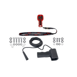 Лебёдка электрическая 12V Runva 12500 lbs 5670 кг короткий барабан, стальной трос