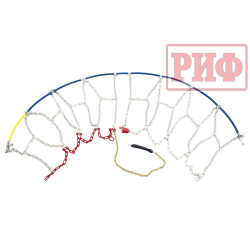 Цепи противоскольжения РИФ 4х4 "соты" 16 мм,  215/60R17, 215/70R16, 225/50R18, 225/65R16 (к-т 2 шт.)