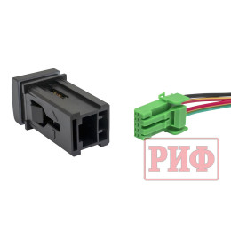 Кнопка ВКЛ/ВЫКЛ, голубой, WINCH POWER TOYOTA 22x22