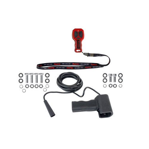 Лебёдка автомобильная электрическая 12V Runva 12500 lbs 5670 кг влагозащищенная, стальной трос