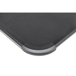 Крышка кузова РИФ для Volkswagen Amarok 2023+, трёхсекционная, алюминиевая, черная