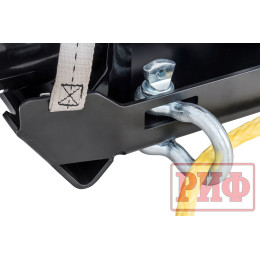 Лебёдка переносная РИФ 12000 c облегчённой площадкой и проводами (стальной трос)