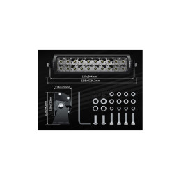 Светодиодная фара комбинированного света AURORA 254 мм 100W LED