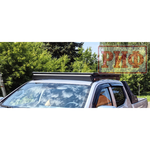 Багажник экспедиционный (платформа) алюминиевый РИФ 1250x1420 мм для Changan Hunter Plus (с крепежом)