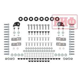 Багажник экспедиционный (платформа) алюминиевый РИФ 1250x1420 мм для Changan Hunter Plus (с крепежом)