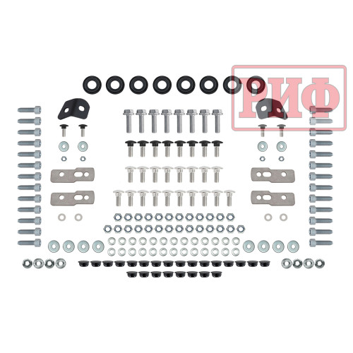 Багажник экспедиционный (платформа) алюминиевый РИФ 1250x1420 мм для Changan Hunter Plus (с крепежом)
