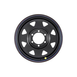 Диск усиленный стальной черный 6x139,7 8xR17 d110 ET+30 (треугольник мелкий)