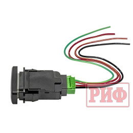 Кнопка ВКЛ/ВЫКЛ, белый, FRONT LIGHTS TOYOTA 40x20 мм горизонтальная