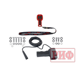 Лебёдка переносная РИФ 10000SR c площадкой и проводами (синтетический трос)