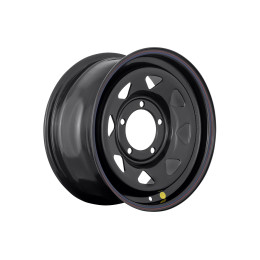 Диск усиленный УАЗ стальной черный 5x139,7 7xR16 d110 ET+30 (треуг. мелкий) (уценка)