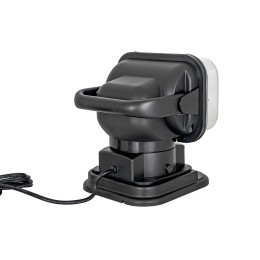 Фара-искатель 12V 50W LED с дистанционным управлением, черный (200х240х200мм)