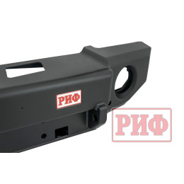 Бампер РИФ силовой передний Jeep Wrangler JL 2018+ под доп. фары, без защитной дуги