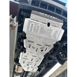 Защита Falcon радиатора, картера, РК, КПП для GWM TANK 400 (базовая версия), алюминий, 8 мм