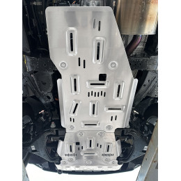 Защита Falcon радиатора, картера, РК, КПП для GWM TANK 400 (базовая версия), алюминий, 8 мм