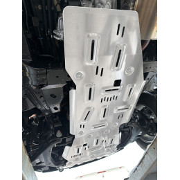 Защита Falcon радиатора, картера, РК, КПП для GWM TANK 400 (базовая версия), алюминий, 8 мм