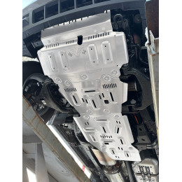 Защита Falcon радиатора, картера, РК, КПП для GWM TANK 400 (базовая версия), алюминий, 8 мм