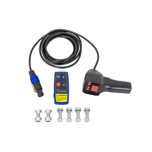 Лебёдка электрическая 12V SPIDER 12000 lbs 5443 кг (влагозащищенная,синтетический трос)