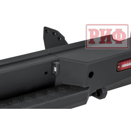 Бампер РИФ силовой задний Great Wall Poer с квадратом под фаркоп и фонарями