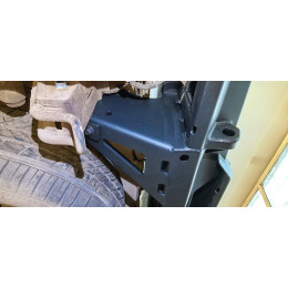 Бампер РИФ силовой задний Great Wall Poer с квадратом под фаркоп и фонарями