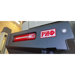 Бампер РИФ силовой задний Great Wall Poer с квадратом под фаркоп и фонарями
