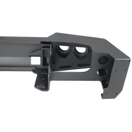 Бампер РИФ силовой задний Jeep Wrangler JK 2007-2018 с квадратом под фаркоп и фонарями, стандарт